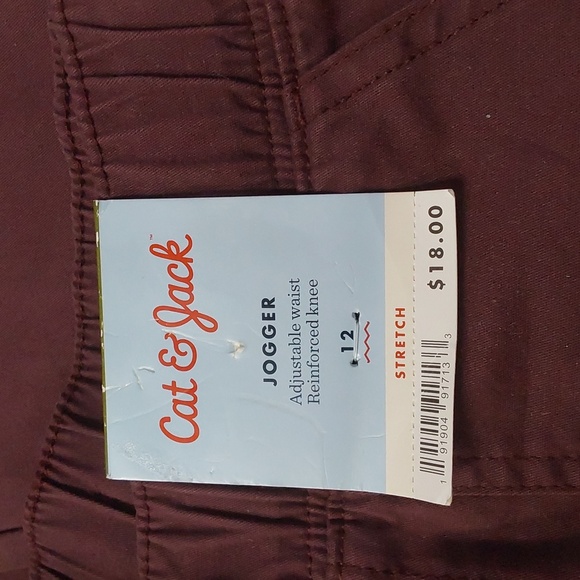 Boys' Pants Jogger utility Pull on Adjustable waist | Cat & Jack | 12 - Picture 5 of 10